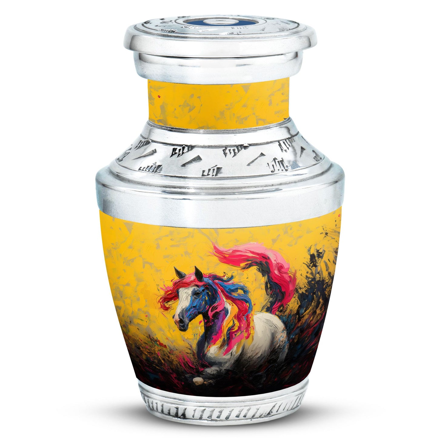 Personalized Horse Cremation Urn for Adult - 10-inch, 200 cu in - Yatskia