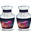 Sparkling Unicorn Cremation Urns Large & Small Combo For Women & Men