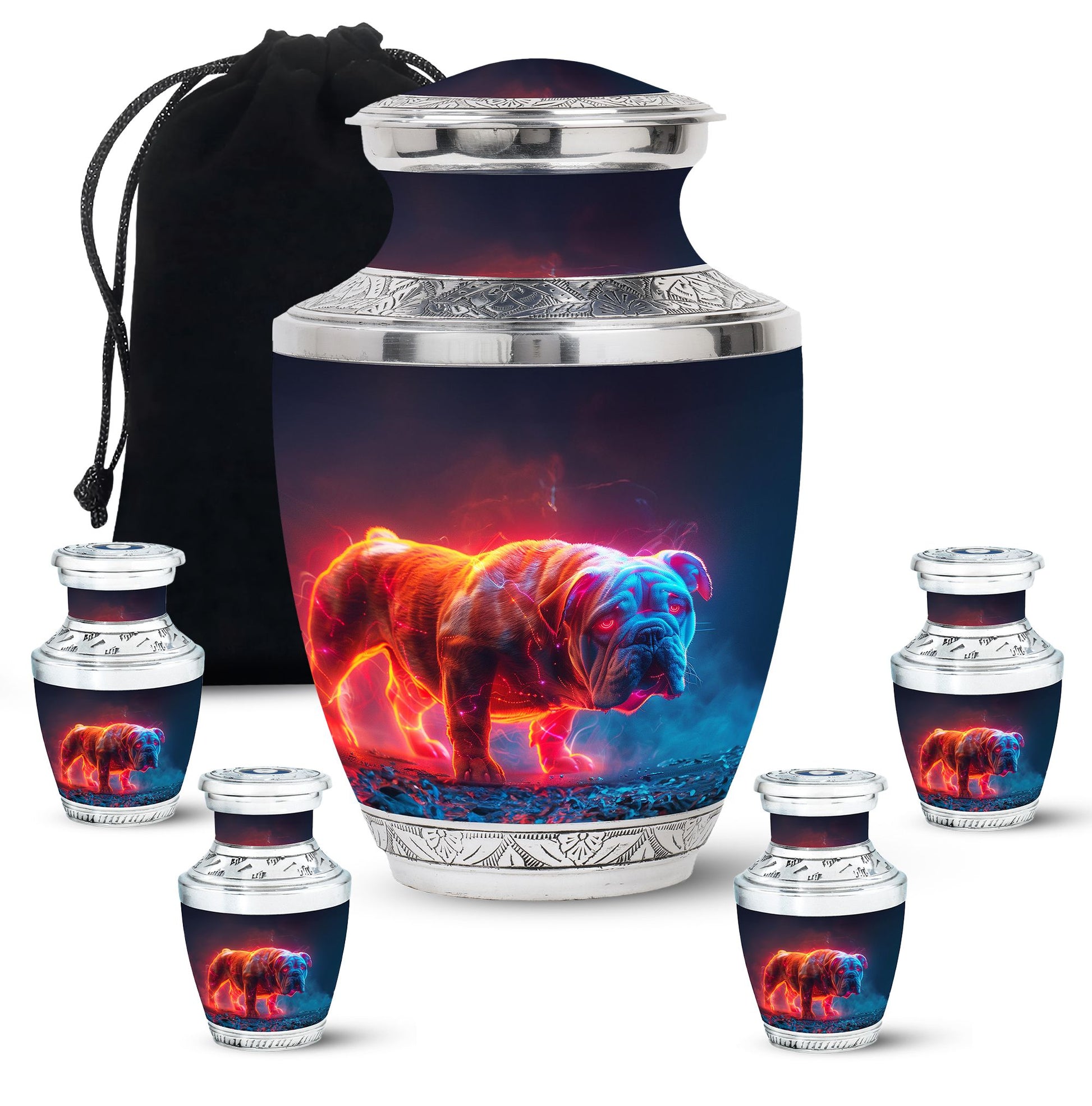 Bulldog Cremation Urns For Human Ashes - Cremation Urn For Men