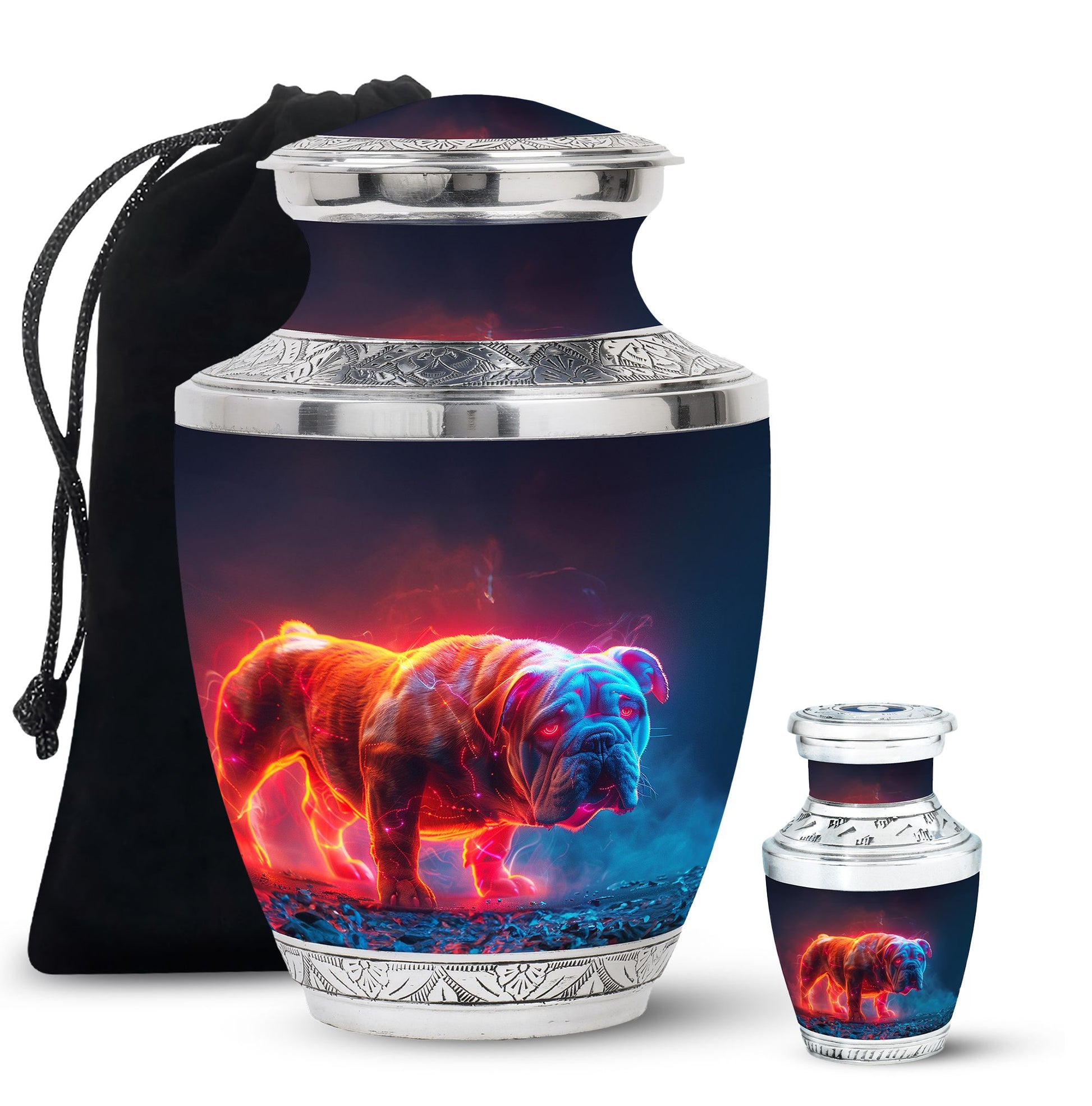 Bulldog Cremation Urns For Human Ashes - Cremation Urn For Men