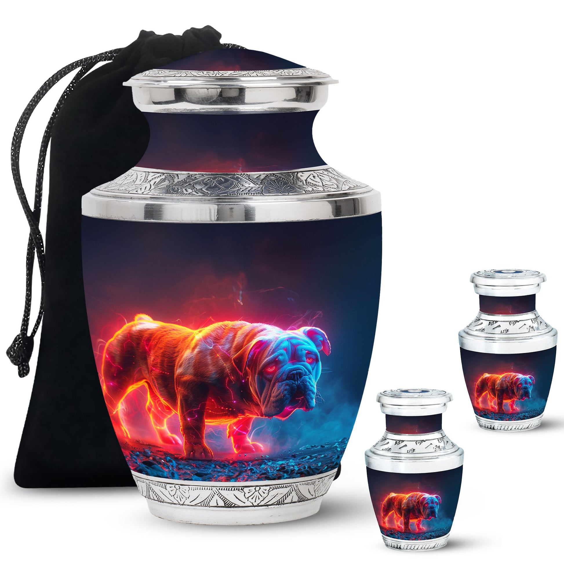 Bulldog Cremation Urns For Human Ashes - Cremation Urn For Men