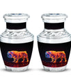 Inferno Bully Dog Cremation Urns For Human Ashes - Urn Set For Ashes