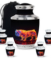 Inferno Bully Dog Cremation Urns For Human Ashes - Urn Set For Ashes