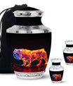 Inferno Bully Dog Cremation Urns For Human Ashes - Urn Set For Ashes