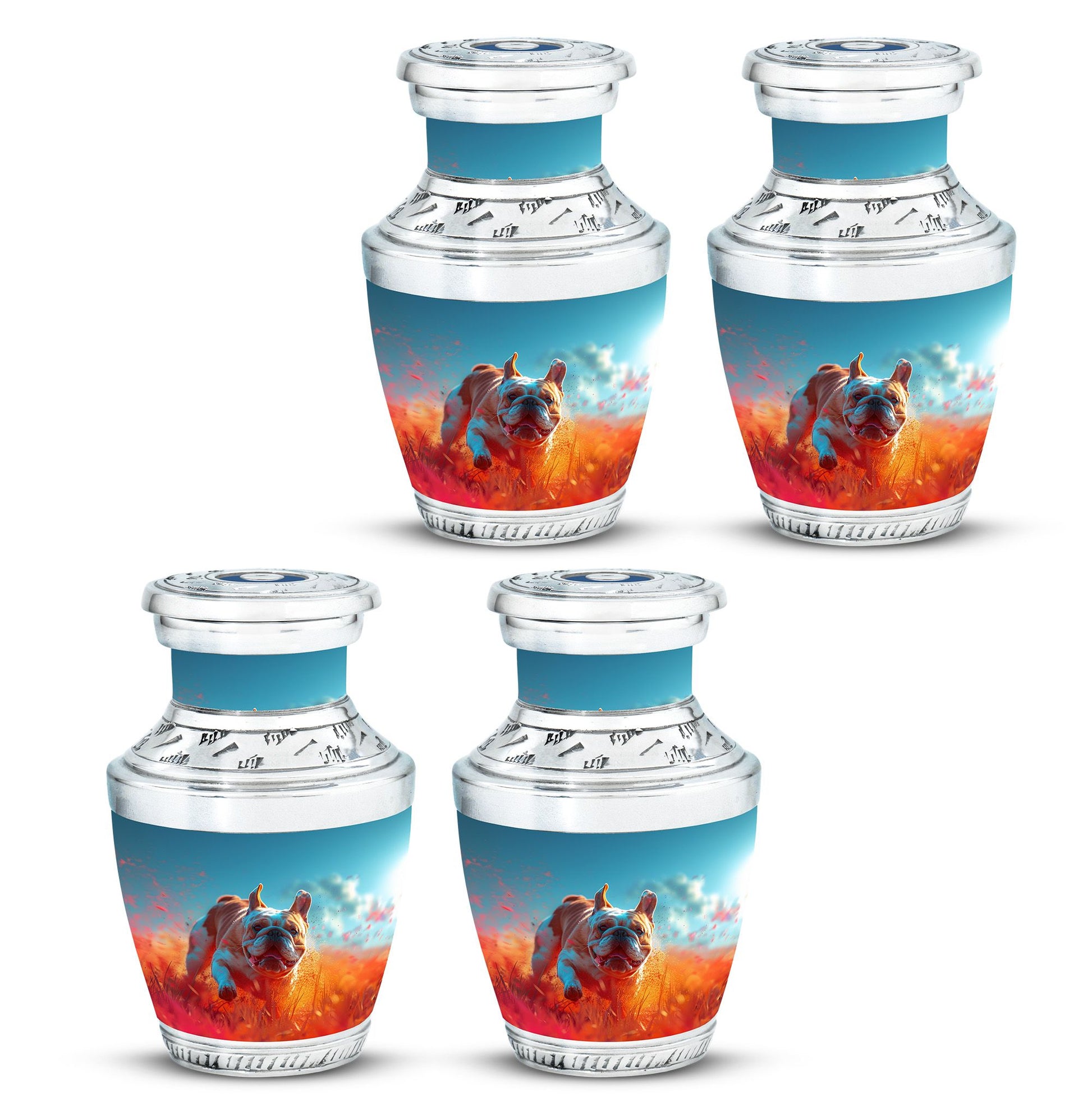 Bulldog Burial Urn - Large Pet Urns For Ashes