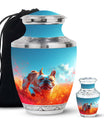 Bulldog Burial Urn - Large Pet Urns For Ashes