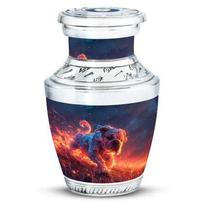 Bulldog Memorial Ashes Urn - Adorable Cremation Urn For Pets