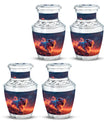 Fiery Bulldog Memorial Ashes Urn - Large Cremation Urn For Pets
