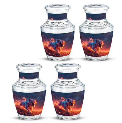 Bulldog Memorial Ashes Urn - Adorable Cremation Urn For Pets
