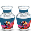Vibrant Memorial Ashes Urn - Bulldog Funeral Cremation Urn For Pets
