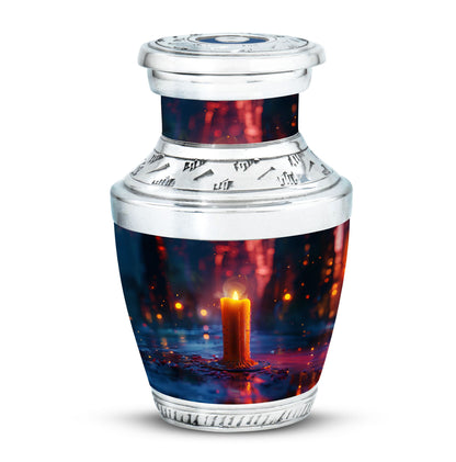 Personalized Candle Memorial Urn for Men - 10-inch, 200 cu in - Yatskia