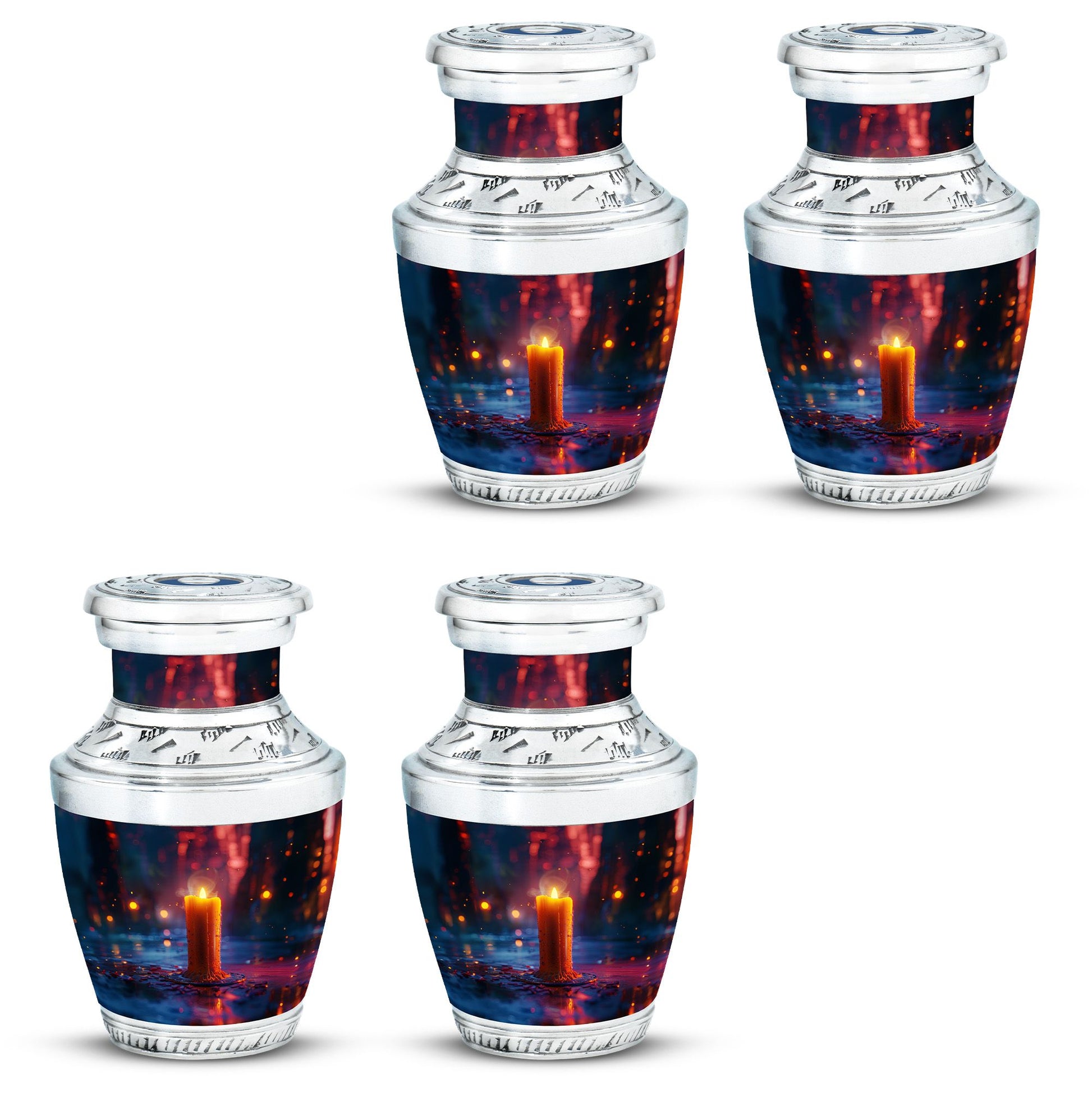 Candlelight Memorial Tribute Urn For Men - Majestic Ashes Memorial Urns