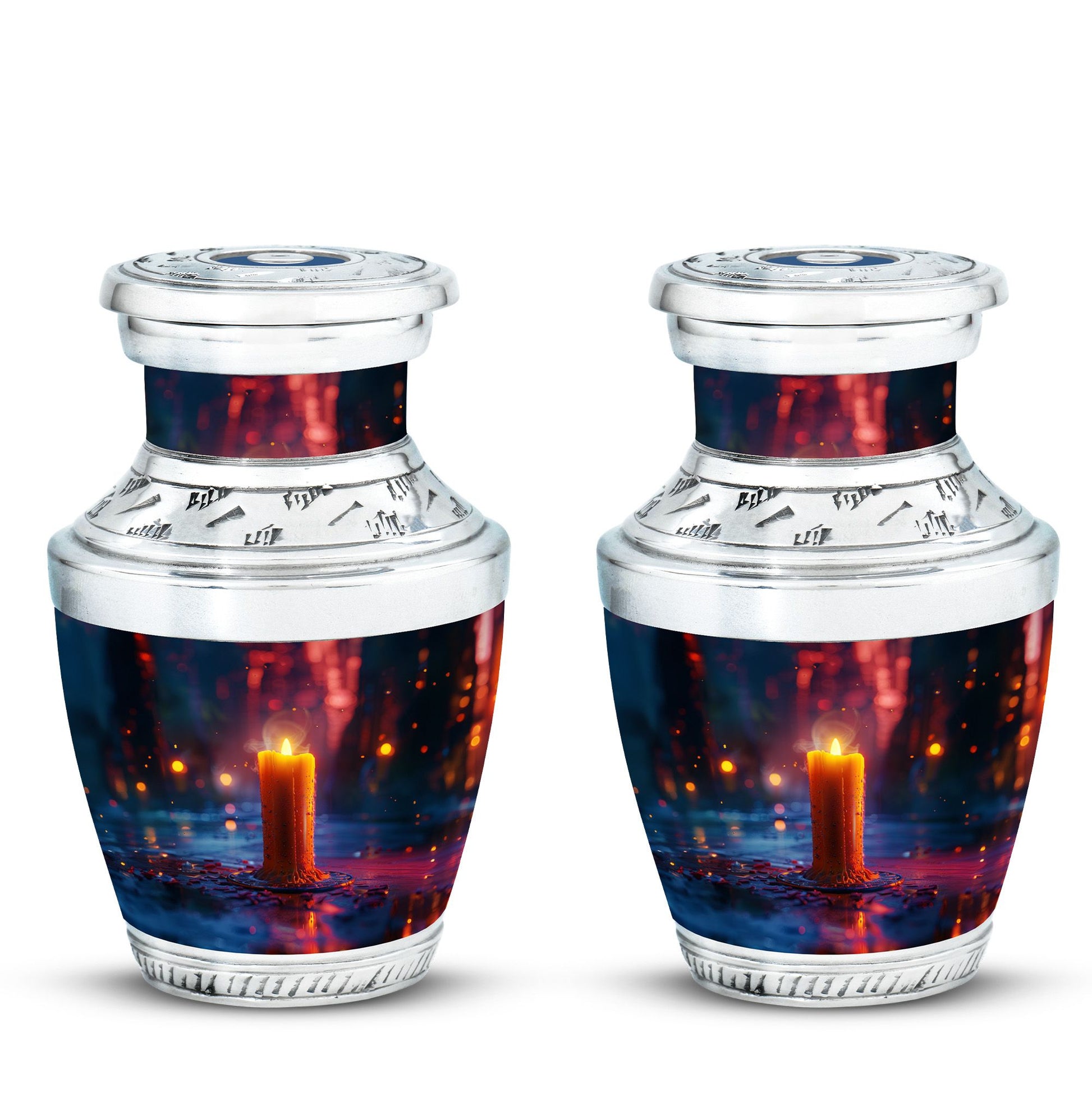 Candlelight Memorial Tribute Urn For Men - Majestic Ashes Memorial Urns