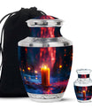 Candlelight Memorial Tribute Urn For Men - Majestic Ashes Memorial Urns