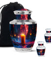 Candlelight Memorial Tribute Urn For Men - Majestic Ashes Memorial Urns