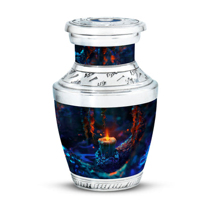 Personalized Fire Cremation Urn for Women - 10-inch, 200 cu in - Yatskia