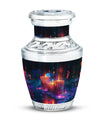 Neon Melting Candle Urn Tribute - Candle Funeral Cremation Urn For Ashes