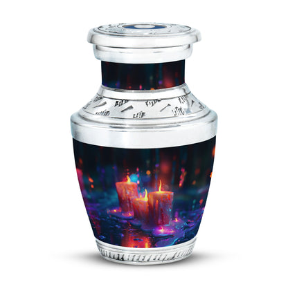 Personalized Candle Cremation Urn for Human Ashes - 10-inch, 200 cu in - Yatskia