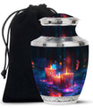 Neon Melting Candle Urn Tribute - Candle Funeral Cremation Urn For Ashes