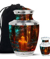 Candlelight Tribute Urn - Candle Urn Memorial for Adult Male & Female