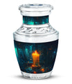 Flaming Candle Urns For Loved Ones - Magical Cremation Ashes Large Urn