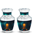 Flaming Candle Urns For Loved Ones - Magical Cremation Ashes Large Urn
