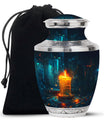 Flaming Candle Urns For Loved Ones - Magical Cremation Ashes Large Urn