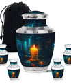 Flaming Candle Urns For Loved Ones - Magical Cremation Ashes Large Urn