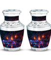 Mystically Glowing Candle Urns - Large Memorial Urns For Ashes