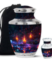 Mystically Glowing Candle Urns - Large Memorial Urns For Ashes