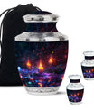 Mystically Glowing Candle Urns - Large Memorial Urns For Ashes
