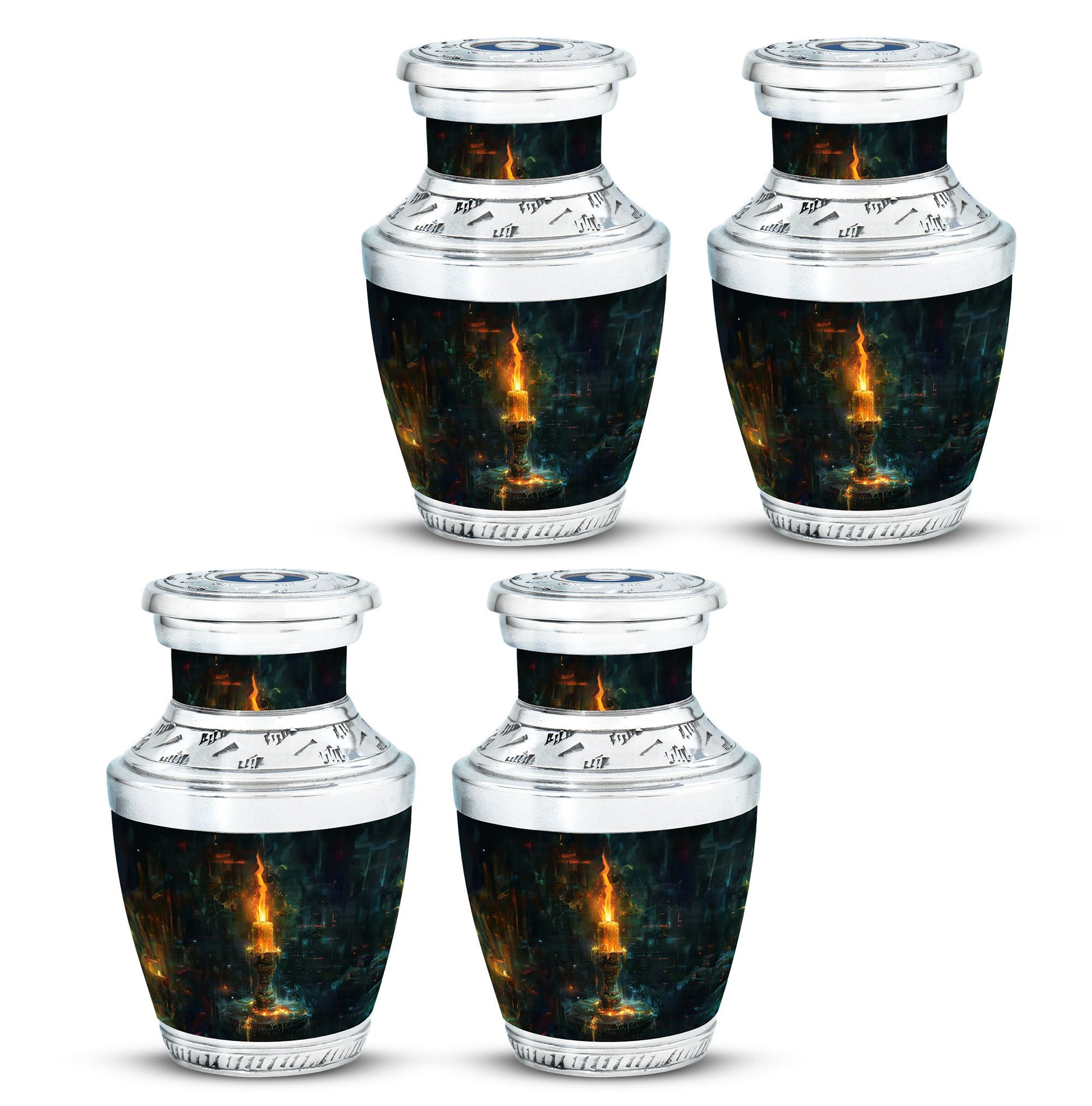 Mystical Candle Urn For Tribute - Candle Cremation Ashes Keepsake