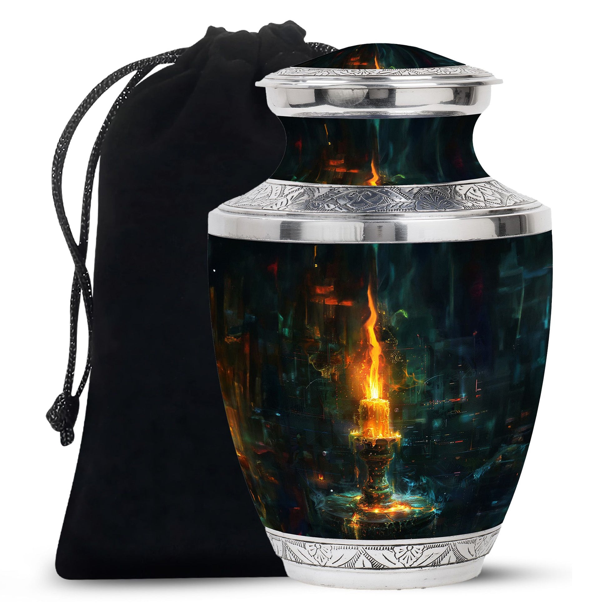 Mystical Candle Urn For Tribute - Candle Cremation Ashes Keepsake
