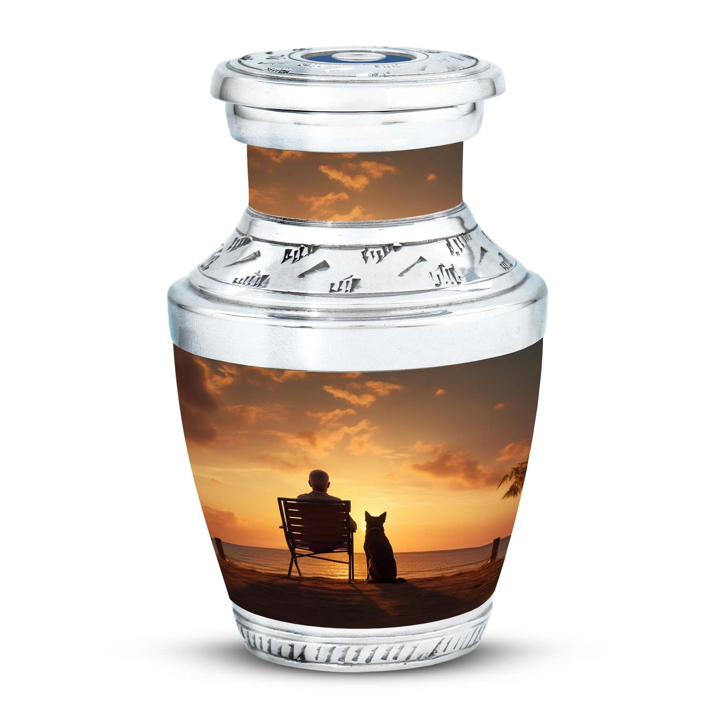 Personalized Pet Cremation Urn for Pet Ashes - 10-inch, 200 cu in - Yatskia