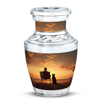 Personalized Pet Cremation Urn for Pet Ashes - 10-inch, 200 cu in - Yatskia