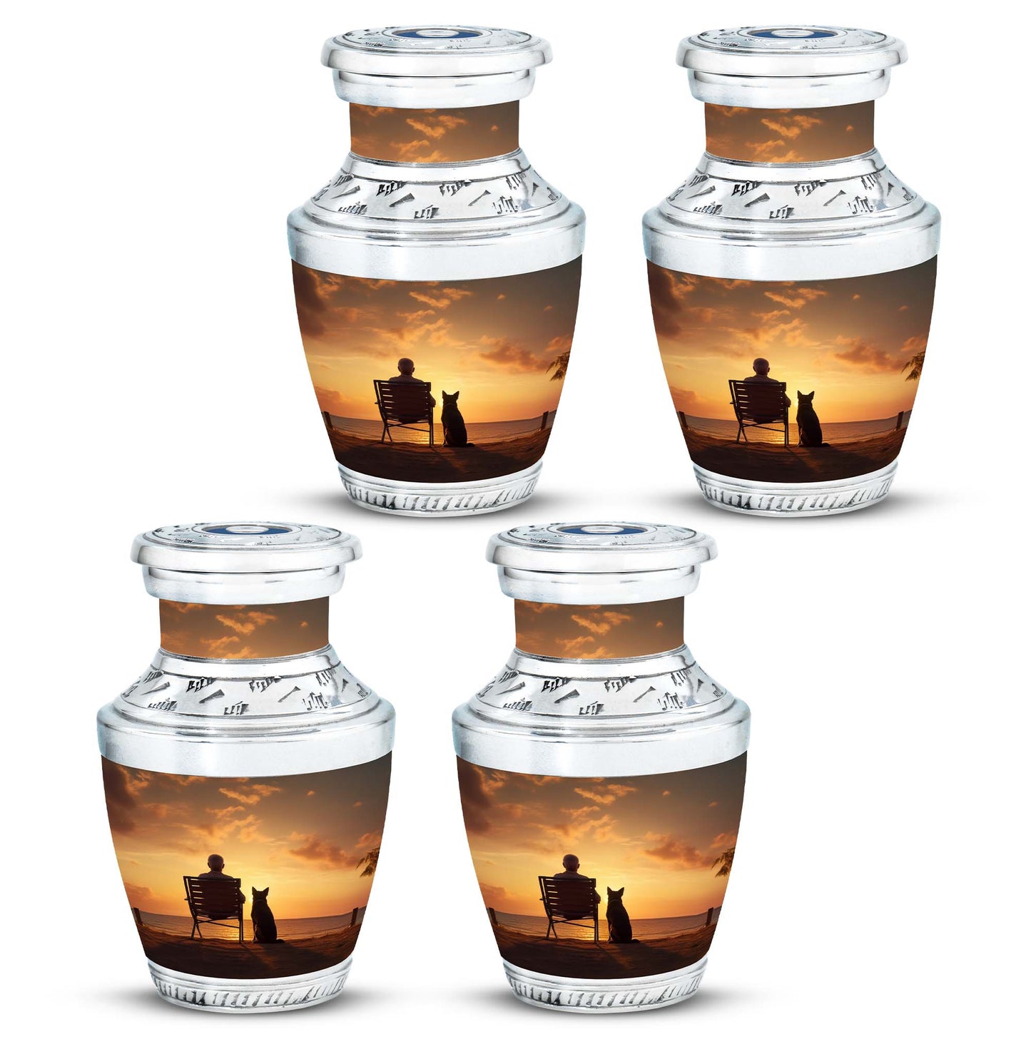 Personalized Pet Cremation Urn for Pet Ashes - 10-inch, 200 cu in - Yatskia