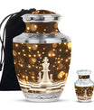 Chess Urns For Human Ashes Medium Size Memorial, Funeral Shape Urn