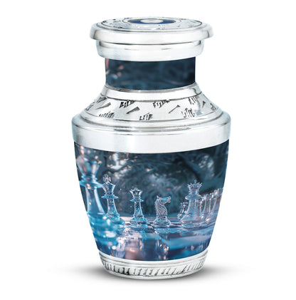 Personalized Chess Memorial Urn for Human Ashes - 10-inch, 200 cu in - Yatskia