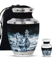 Chess Small Urns For Human Ashes Memorial, Funeral Cremation Urn