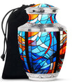 Stained Glass Mini Urns For Human Ashes Memorial, Funeral Cremation Urn