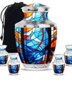 Stained Glass Mini Urns For Human Ashes Memorial, Funeral Cremation Urn