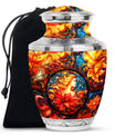 Stained Glass Urns For Human Ashes Large Memorial, Funeral Urn For Ashes