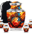Stained Glass Urns For Human Ashes Large Memorial, Funeral Urn For Ashes