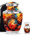 Stained Glass Urns For Human Ashes Large Memorial, Funeral Urn For Ashes