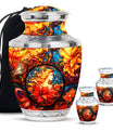 Stained Glass Urns For Human Ashes Large Memorial, Funeral Urn For Ashes