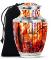 Stained Glass Urns For Human Ashes Large Memorial, Funeral Urn For Ashes