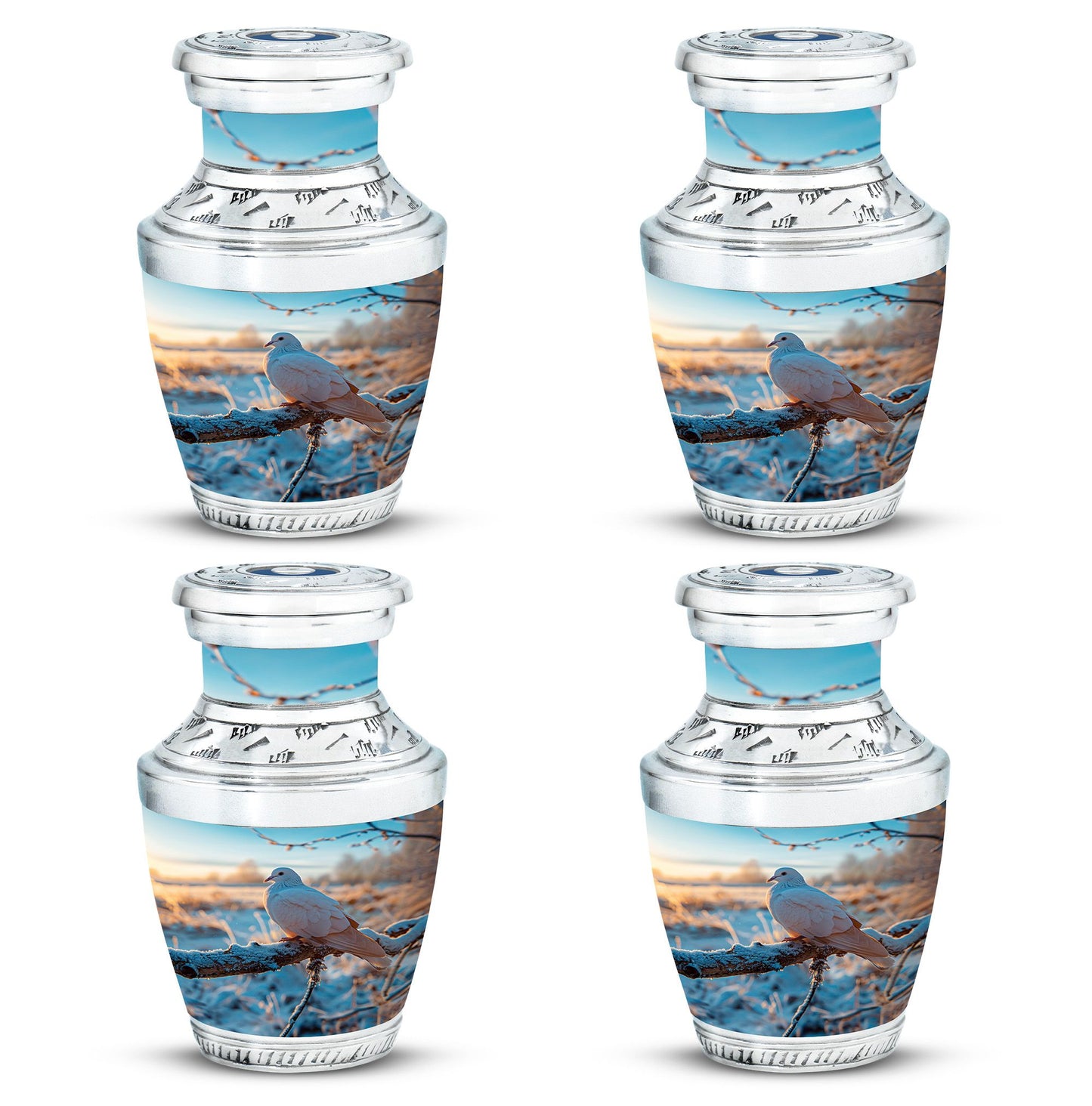 Personalized Bird Memorial Urn for Human Ashes - 10-inch, 200 cu in - Yatskia