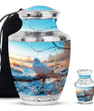 Dove Urns For Ash Memorial, Funeral Shape Urn