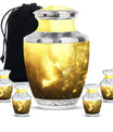 Dove Urn For Human Ashes Memorial - Yellow Urn for Adult Male