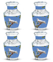 White Dove Ashes keepsake Urn For Mom - Large Memorial Urns For Women
